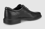Ecco Helsinki Black Laced Leather Shoes Black
