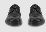 Ecco Helsinki Black Laced Leather Shoes Black