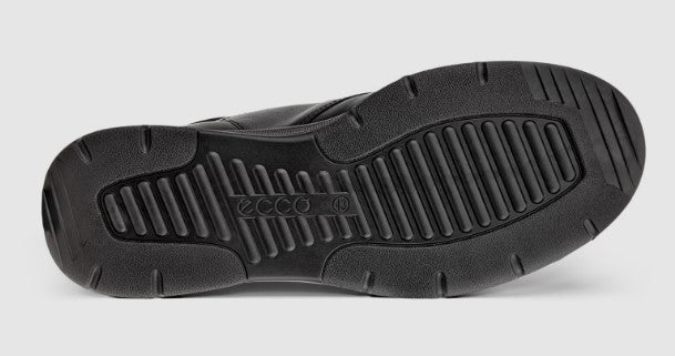 Ecco Irving Mid Cut Lace Black Shoe Black