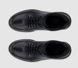 Ecco Irving Leather Black Lace Shoe Black