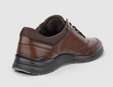 Ecco Irving Leather Brown Lace Shoes Brown
