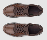 Ecco Irving Leather Brown Lace Shoes Brown