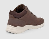 Ecco Irving Mid Cut Mocha Laced Shoe Brown