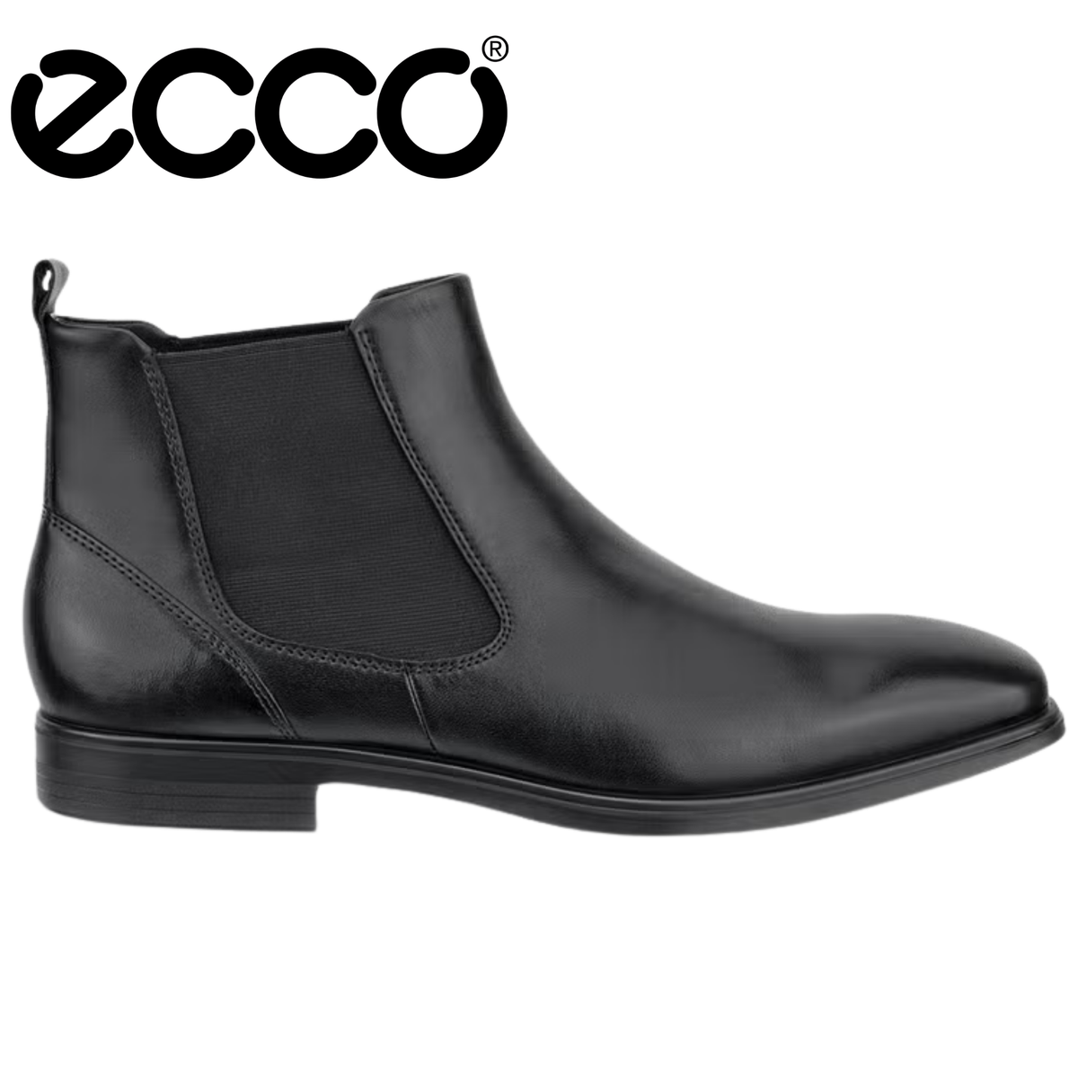 Ecco Melbourne Black Chelsea Boot Black