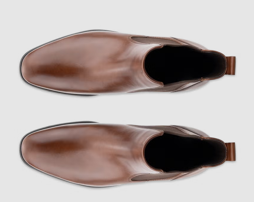 Ecco Melbourne Chelsea Camel Boot Brown