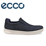 Ecco By Way Navy Slip On Shoes Navy