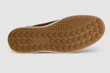 Ecco Soft 7 Leather Cognac Lace Shoe Brown
