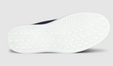 Ecco Soft 7 Marine Leather Trainers Navy
