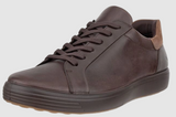 Ecco Soft 7 Leather Mocha Lace Shoe