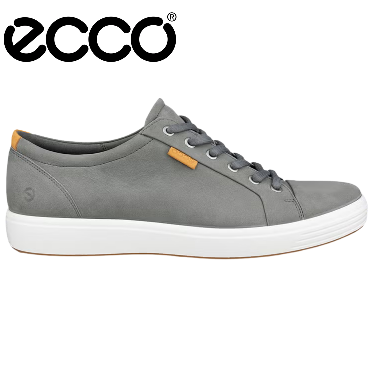Ecco Soft 7 Nubuck Moon Lace Shoe Green