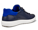 Ecco Soft 7 Leather Marine Lace Shoe Navy