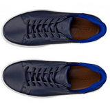 Ecco Soft 7 Leather Marine Lace Shoe Navy