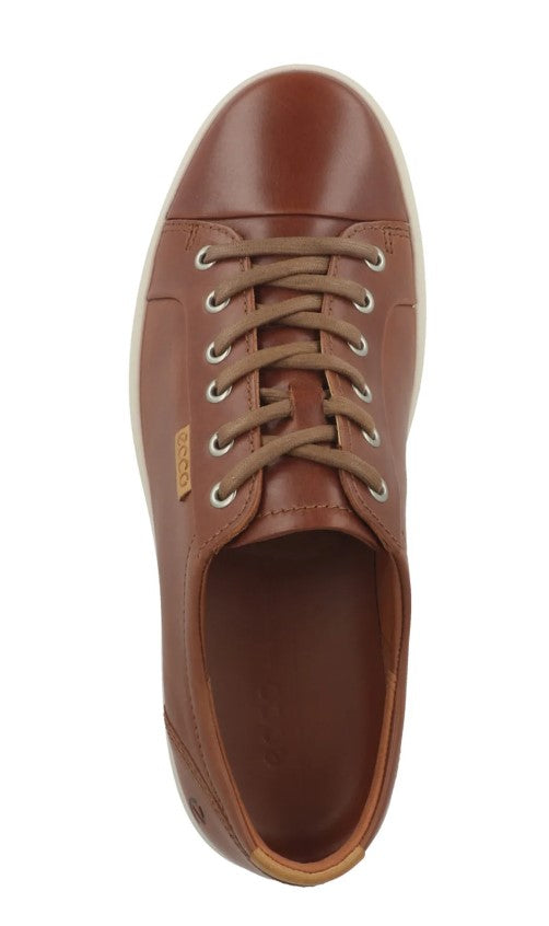 Ecco Soft V.I.I Laced Cognac Shoes Brown