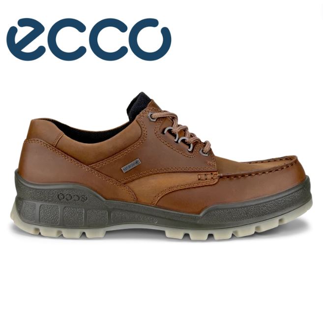 Ecco Track 25 Gore-Tex Brown Laced Shoe Brown – Kingsize Ireland