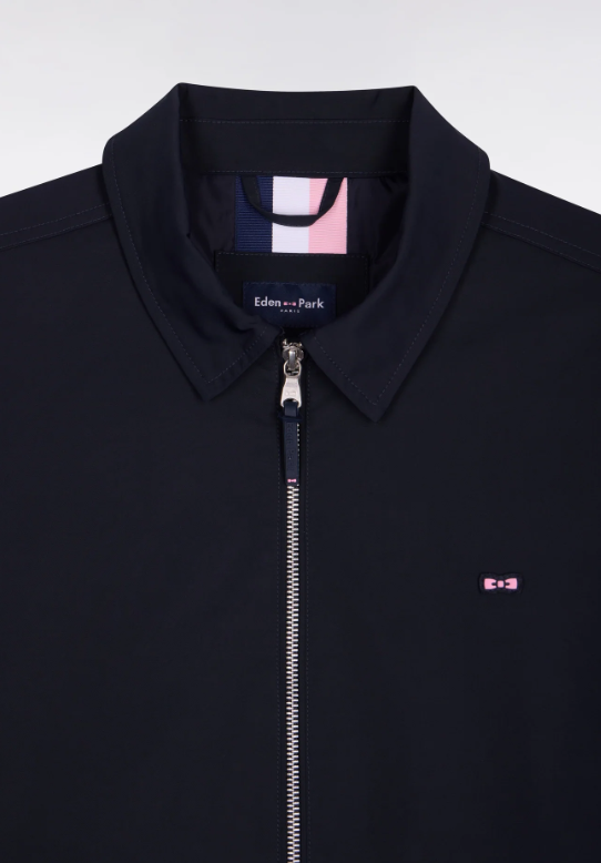 Eden Park Collared Harrington Jacket Navy