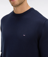 Eden Park Cotton Crew Neck Navy Knit Navy