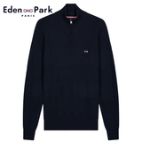 Eden Park Edinburgh Quarter Zip Knit Navy