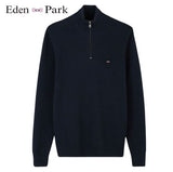 Eden Park 1/4 Zip Knit Cable Knit Navy