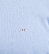 Eden Park Crew Neck Cotton Sky Blue Knit Blue