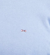 Eden Park Crew Neck Cotton Sky Blue Knit Blue