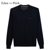 Eden Park Cotton Crew Neck Navy Knit Navy