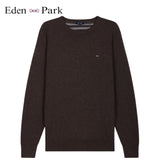Eden Park Fudge Brown Round Neck Sweater Brown