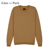 Eden Park Round Neck Tobac Sweater Gold