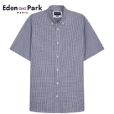 Eden Park Zodiac Gingham Check Shirt Navy