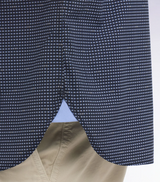 Eden Park Microprint Short Sleeve Shirt Navy
