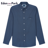 Eden Park Micro Bow Print Navy Shirt Navy