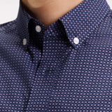 Eden Park Micro Bowtie Pattern Shirt Navy