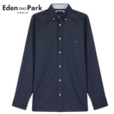 Eden Park Microprint Navy Shirt Navy