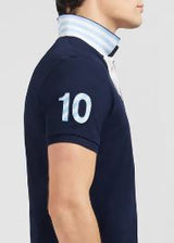 Eden Park Number 10 Navy Polo Shirt Navy