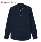 Eden Park Oxford Dobby Navy Shirt Navy
