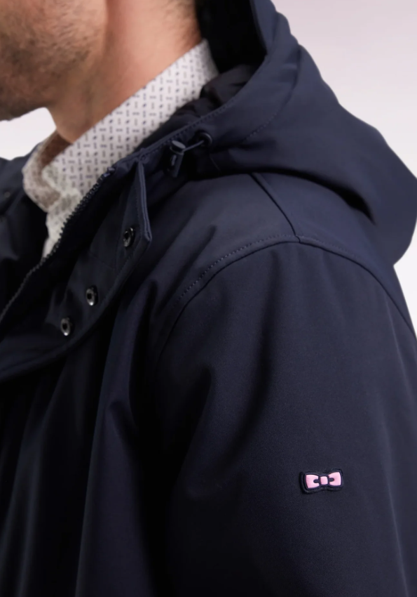 Eden Park Percy Navy Parka Jacket Navy