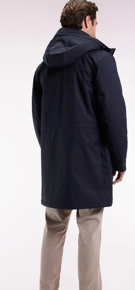Eden Park Percy Navy Parka Jacket Navy