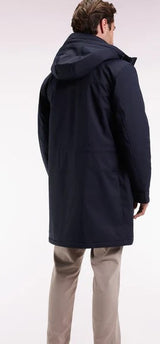Eden Park Percy Navy Parka Jacket Navy