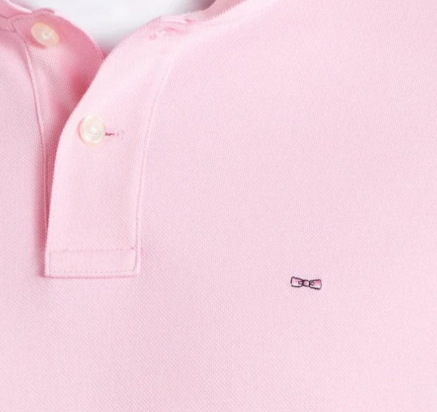 Eden Park Stretch Pima Cotton Pink Polo Pink