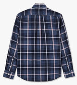 Eden Park Soeur Navy & Pink Check Shirt Navy