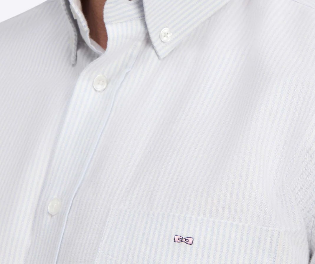 Eden Park Classic Stripe Grey Shirt Grey