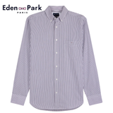 Eden Park Navy & Pink Stripe Shirt Navy