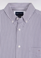 Eden Park Navy & Pink Stripe Shirt Navy