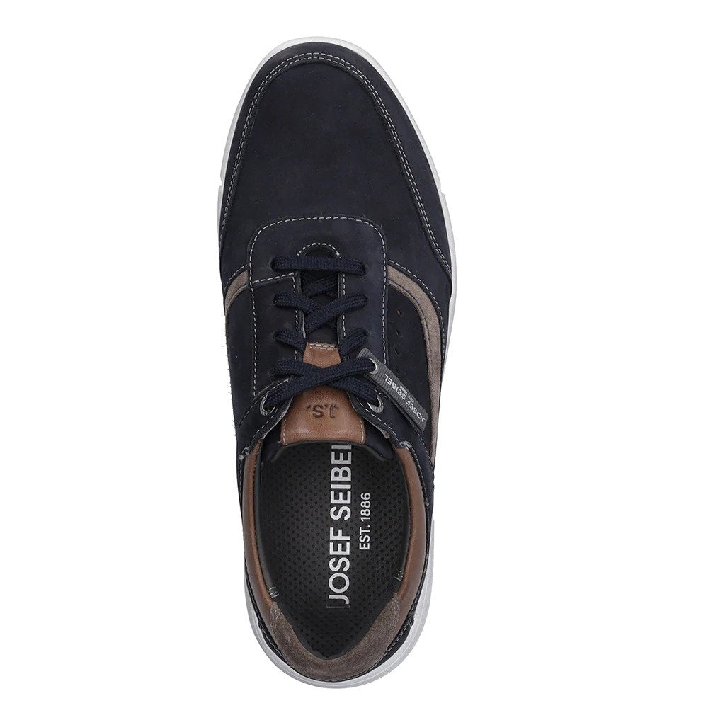 Josef Seibel Nubuk Indigo Shoes Navy