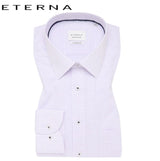Eterna Lavender Check Shirt Purple