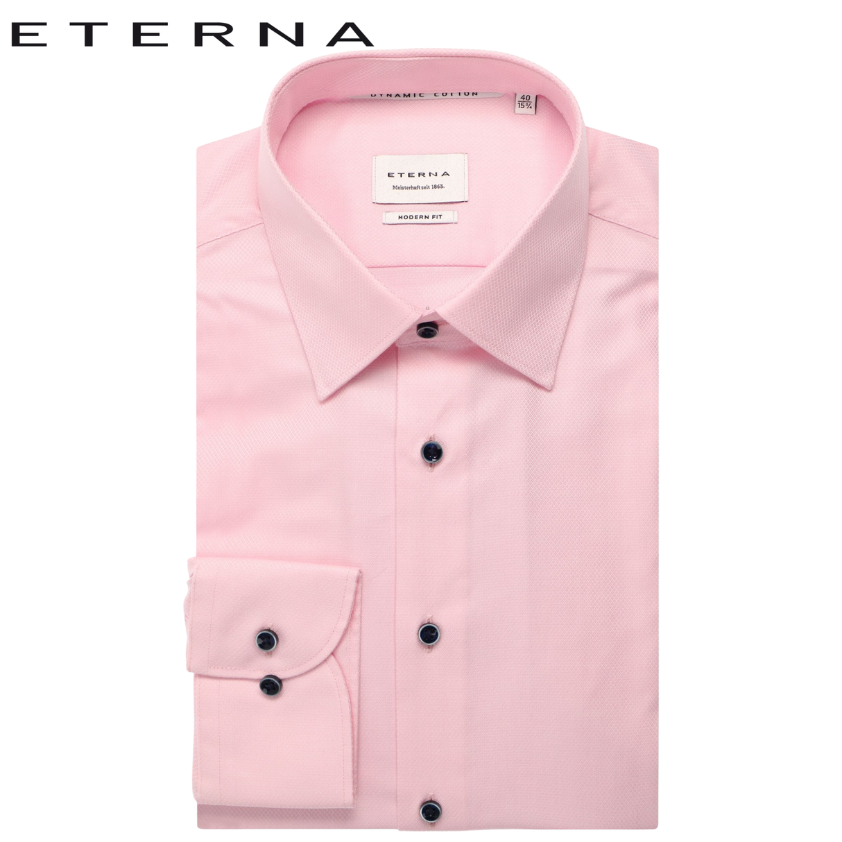 Eterna Pink Formal Shirt Pink