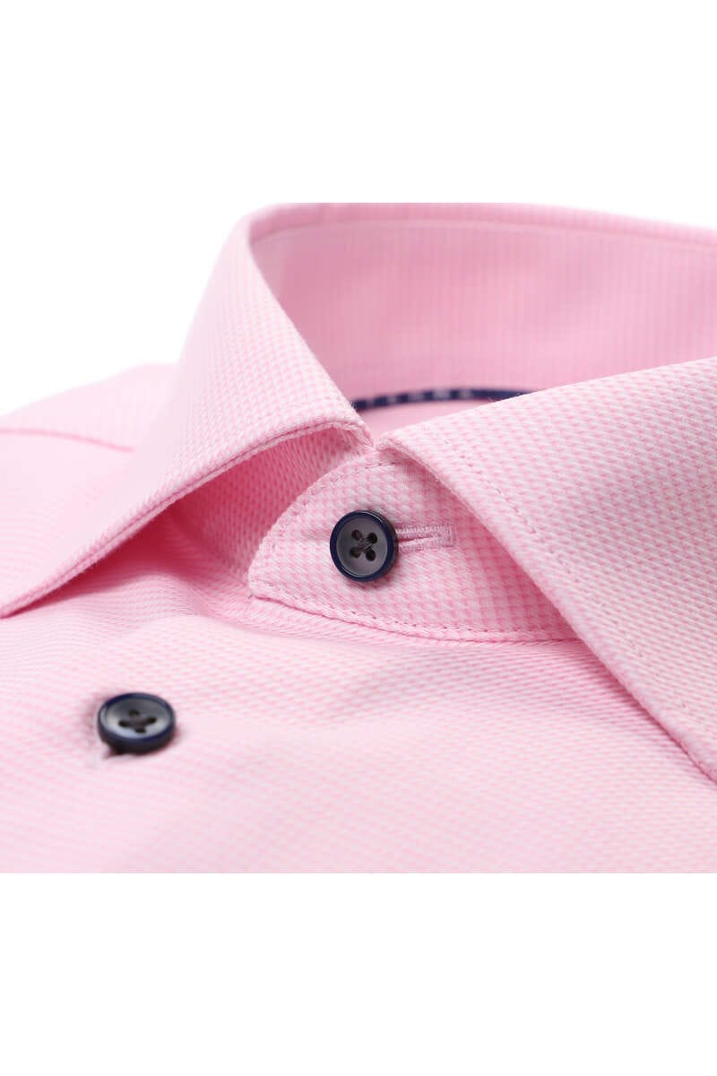 Eterna Pink Stitch Detail Shirt Pink