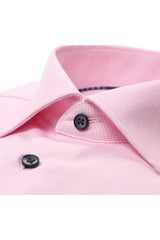 Eterna Pink Stitch Detail Shirt Pink