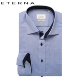 Eterna Blue With Navy Trim Shirt Blue