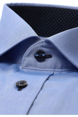 Eterna Blue With Navy Trim Shirt Blue