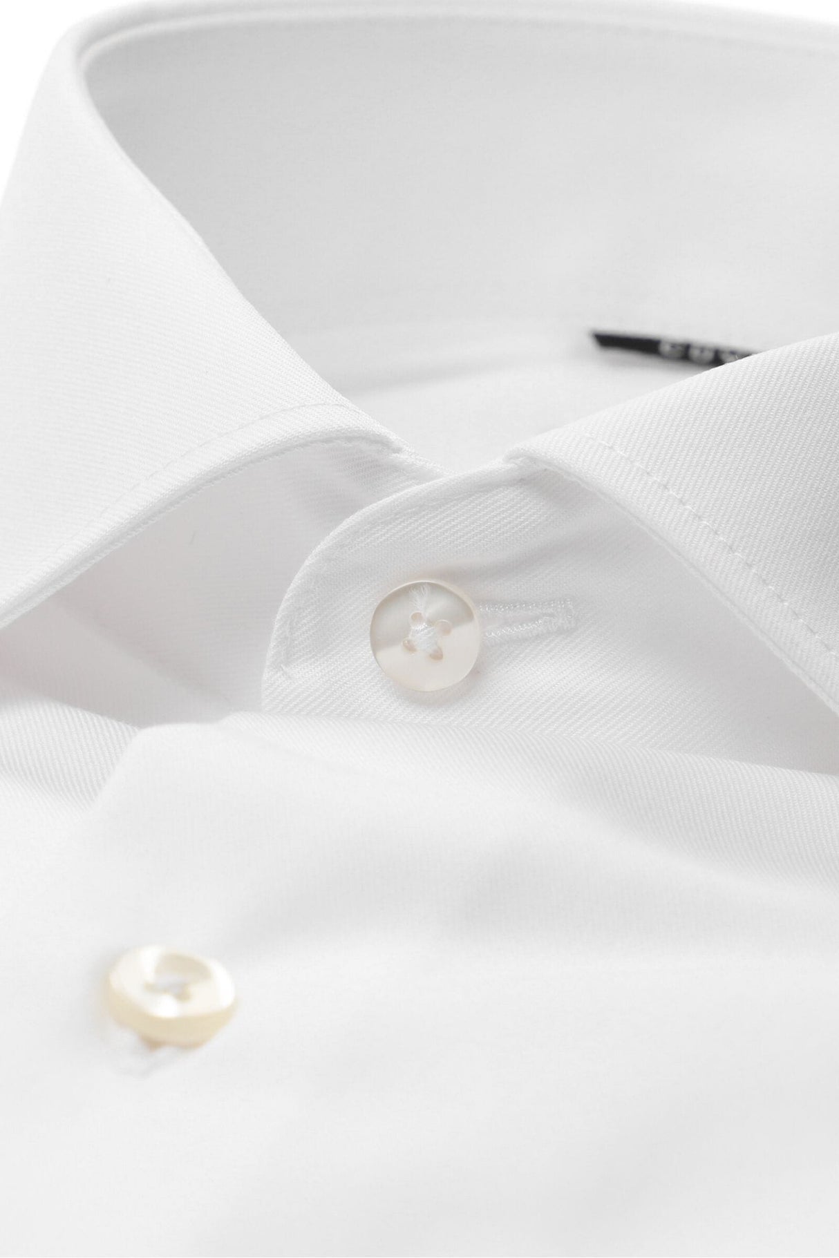 Eterna Classic White Twill Shirt White